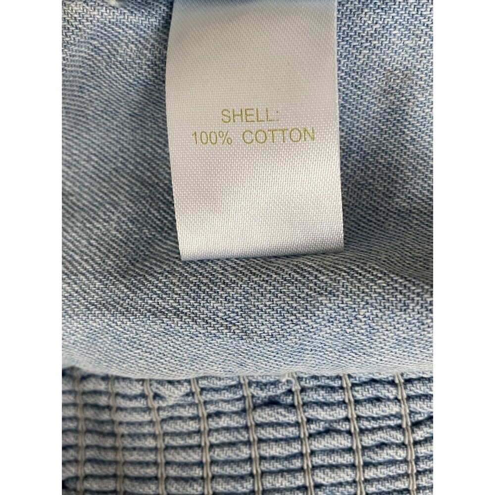 House of Harlow 1960 Denim Bralette Crop Top Light Wash Size 6 - Picture 6 of 6